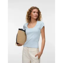 Vero Moda VMCHLOE CS SHORT U-NECK NOOS Blau S