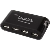 Logilink USB 2.0 Hub 4-Port mit Netzteil