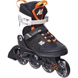 K2 Skates Damen Inline Skates Alexis 80, Black - orange, 30E0874.1.1.100