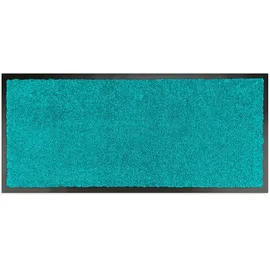 WohnDirect Fußmatten für Innen & Außen TÜRMATTE 1 in Petrol 58x180 cm