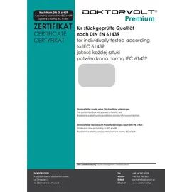 Doktorvolt Stromverteiler pTD-S/FI 32A 16A 4x230V SIEMENS und MENNEKES Doktorvolt DV-4845-D