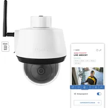 ABUS SmartLook Schwenken & Neigen – 4K-Außenkamera & Weiß