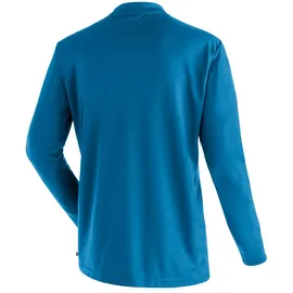 Maier Sports Ulrich Langarm-polo - Imperial Blue - L