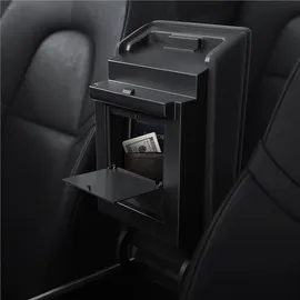 SPIGEN Tesla Center Console Organizer Hidden Storage Box - black - Model Y/3
