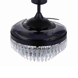 Beacon Lighting Veil 122 cm Deckenventilator mit Licht schwarz