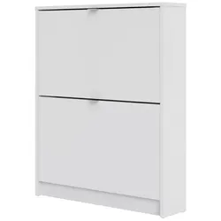 Shane Schuhschrank 2 Klapptüren 1R weiss.