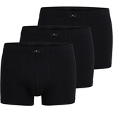 Tom Tailor Herren Shorts - X-LASTIC, Boxer, Pants, Stretch Cotton, Vorteilspack Schwarz M
