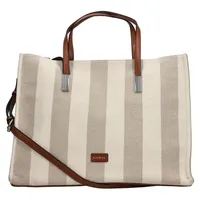Rieker Damen Henkeltasche Sommerfeeling großes Hauptfach H1074, Farbe:Beige - Beige