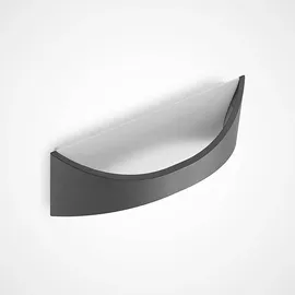 LINDBY Außenwandleuchte Aluminium 30 cm 1 x 9 W LED schwarz