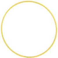 HOOPOMANIA Hula Hoop Rohling 16mm [70cm - gelb] einfarbiger Kunststoffring aus HDPE