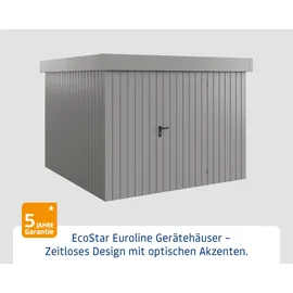 Hörmann EcoStar Gerätehaus 2,85 x 2,78 m Graualuminium