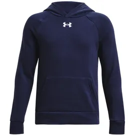 Under Armour Rival Fleece Hoodie Jungen 410 midnight navy/white S 127-137 cm