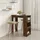 vidaXL Bartisch mit Regal 102 x 50 x 103,5 cm Braun