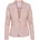 IHKATE BL Damen Kurzblazer Jacke Ein-Knopf-Blazer mit Stretch und Reverskragen Größe M Farbe Rose Smoke Melange 12524
