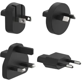 Belkin BoostCharge Hybrid-Ladegerät mit Powerbank 5K und Reisestecker-Set