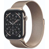 Apple Watch Series 11 GPS + Cellular 46mm Gold Titanium Milanese Loop gold S/M