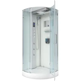 AcquaVapore D37-20R3-EC Dusche Dampfdusche Duschtempel Duschkabine -Th. 100x100 MIT 2K Scheiben Versiegelung