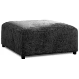 Fun Möbel Polsterhocker Designerhocker ROMY in Stoff Enjoy Me, schwarz