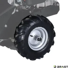 Brast Balkenmäher Benzin 3,5kW(4,8PS) mit Antrieb Schnittbreite 97cm Luft-Bereifung mit Geländeprofil Rasenmäher Hochgrasmäher Wiesen-Mäher 196ccm