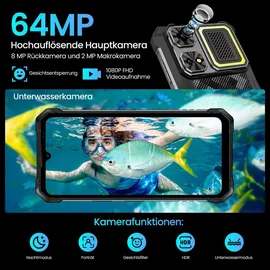 lagenio Rhino 1 Pro 8 GB RAM 256 GB Schwarz