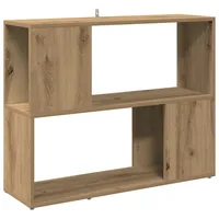 vidaXL Bücherregal 80 x 24 x 63 cm Artisan-Eiche