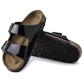 Birkenstock Arizona Birko-Flor Lack schmal schwarz lack 36