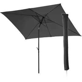 Svita Sonnenschirm Set 3 x 2 m Grau