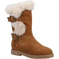 Hush Puppies - Mädchen Stiefel "Mini Megan", Wildleder FS9261 (30,5 EU) (Hellbraun) - Hellbraun - 30,5