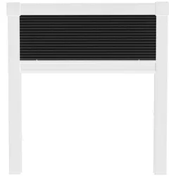 Insektenschutz-Plissee für Dachfenster mit Alurahmen, Fliegengitter, zuschneidbar, 134x160cm, weiß