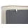 Mendler L-Sofa HWC-O540 mit Ottomane creme