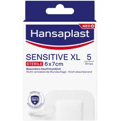 Hansaplast Sensitive Wundverband steril 6x7 cm 5 St