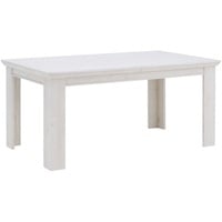 Furniture24 Tisch Kashmir KSMT40, Küchentisch, Esstisch ausziehbar 160-207 cm Pinie Weiß