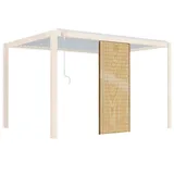 Oviala Trennwand, Braun, Metall, 10x100 cm, Sonnen- & Sichtschutz, Pavillons & Pergolas