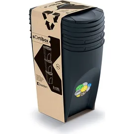KEDEN Sortibox 105 l Schwarz