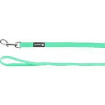 Karlie Hundeleine – Trainings- und Suchleine mit Handschlaufe – 15m x 17mm – Flamingo Caspar Mintgrün – Biothane – Karabiner verchromt