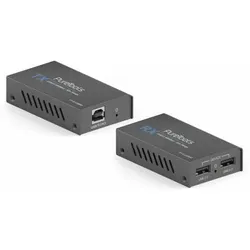 PureLink PureTools PT-E-USB50, AV-Sender & -Empfänger, 50 m, Kabelgebunden, Schw
