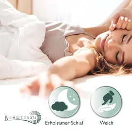 Beautissu Gästebett Klappbett Venetia 80 x 200 cm weiß