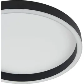 LUCANDE Rotundo LED Deckenleuchte Dim. schwarz, Ø Esszimmer, - Schwarz