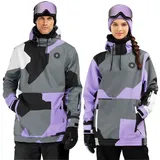Siroko W1 Tignes Snowboardjacke Lavendel/Schwarz XS