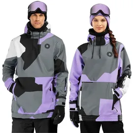 Siroko W1 Tignes Snowboardjacke Lavendel/Schwarz XS