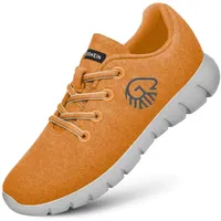 GIESSWEIN Merino Runners Men atmungsaktiv - Herren Sneaker für gesunden Gang - Bequeme leichte Arbeitsschuhe, ideal für Pflegeberufe - Freizeitschuhe - 44 EU