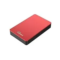 Sonnics 3TB Rot Externe Desktop-Festplatte 3.5", USB 3.0 kompatibel mit Windows PC, Mac, Smart TV, Xbox One und PS4