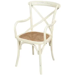 BISCOTTINI INTERNATIONAL ART TRADING BISCOTTINI Holzstuhl 91x47x49 cm - Restaurantstühle - Esszimmerstuhl - Küchenstühle - Stühle mit Armlehnen - Vintage Thonet Stuhl
