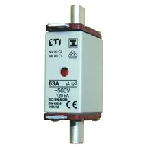 ETI NH-Sicherungseinsatz 25A Größe C00 Verteilersicherungen