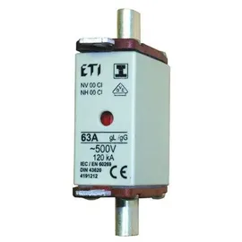 ETI NH-Sicherungseinsatz 25A Größe C00 Verteilersicherungen