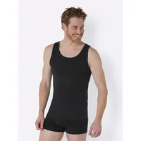 SCHIESSER UNCOVER by SCHIESSER Herren Unterhemden im Pack - Vorteilspack, Serie "Uncover", Rundhals Schwarz L