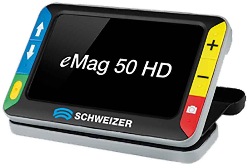 Schweizer eMag 50 HD - mobile elektronische Leselupe (inkl. Beratung) Hilfsmitte...