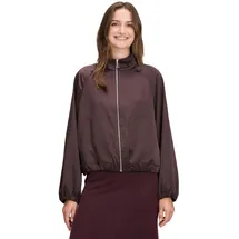 Cartoon Bomberjacke mit Eingrifftaschen in braun, 38