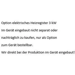 SWEGON elektrisches Heizregister 2563842