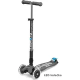 Micro Mobility Maxi Micro Delux faltbar LED volcano grey